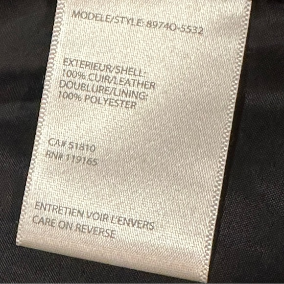 Chic Tribal Womens Black Leather & Suede Moto
Zip Jacket - Picture 7 of 9